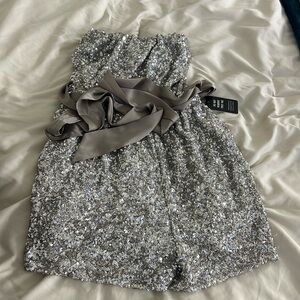Express sparkly romper